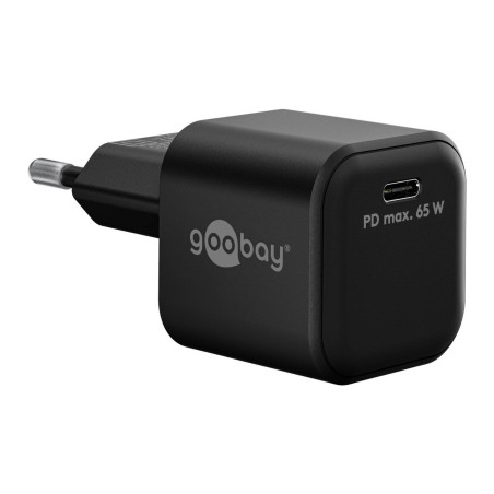 Goobay USB-C GaN Oplader 65W PD Sort